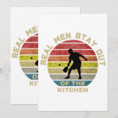 Invitation Pickleball Rétro Vintage Amusant (Devant / Derrière)