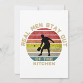 Invitation Pickleball Rétro Vintage Drôle (Dos)