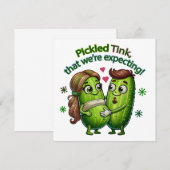 Invitation Pickled Tink que nous attendons Pickle Couple (Devant / Derrière)