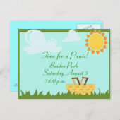Invitation PICNIC (Devant / Derrière)
