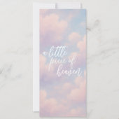 Invitation Pièce du Baby shower Ciel Téléchargement numérique (Devant)