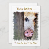 INVITATION PIÈCES (Devant / Derrière)