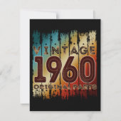 invitation pièces originales vintage 1960 (Devant)