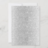 Invitation Pieds d'argent lacés rustiques Baby shower bleu cl (Dos)