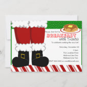 Invitation Pieds du Père Noël (Devant)