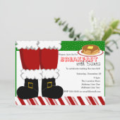 Invitation Pieds du Père Noël (Debout devant)