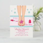 Invitation Pieds Pédicurés (Debout devant)