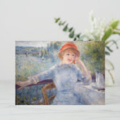 Invitation Pierre Auguste Renoir - Alphonsine Fournaise (Debout devant)