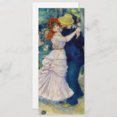 Invitation Pierre-Auguste Renoir - Danse à Bougival (Devant / Derrière)