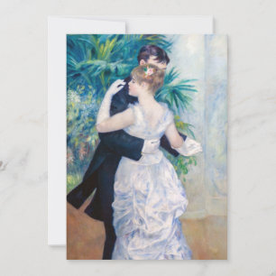 Invitation Pierre-Auguste Renoir - Danse à la ville