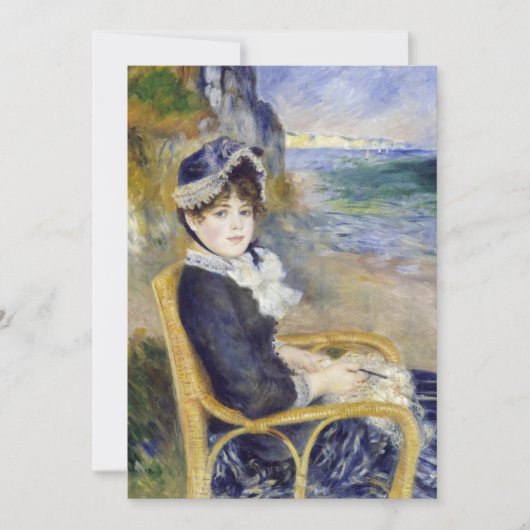 Invitation Pierre-Auguste Renoir - En bord de mer (Devant)