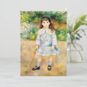 Invitation Pierre-Auguste Renoir - Enfant avec un fouet (Debout devant)
