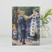 Invitation Pierre-Auguste Renoir - La Couture (Debout devant)