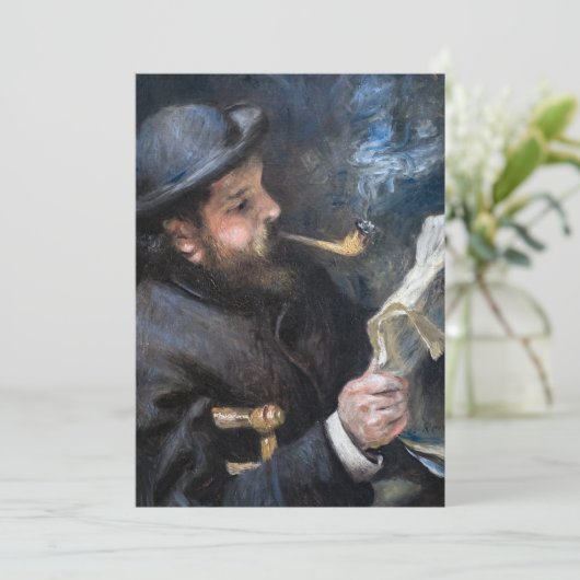 Invitation Pierre-Auguste Renoir - Lecture Claude Monet (Debout devant)