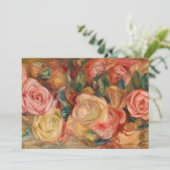 Invitation Pierre-Auguste Renoir - Rose (Debout devant)