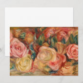 Invitation Pierre-Auguste Renoir - Rose (Devant / Derrière)