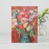 Invitation Pierre-Auguste Renoir - Tulip Bouquet (Debout devant)