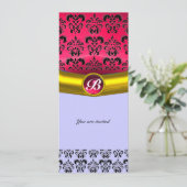 INVITATION PIERRE GEMME MONOGRAMME DAMAS (Debout devant)