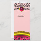 INVITATION PIERRE GEMME MONOGRAMME DAMAS (Dos)