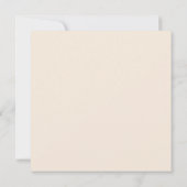 Invitation Pierre le lapin Premier anniversaire (Dos)