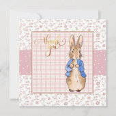 Invitation Pierre le Merci lapin (Devant)