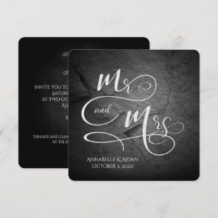 Invitation Pierre noire lumineuse