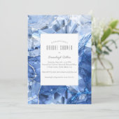 Invitation Pierre précieuse Saphir Bleu Coupe Mariage (Debout devant)