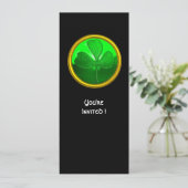 INVITATION PIERRE PRÉCIEUSE TRÈFLE VERT, FÊTE DE LA SAINT-PAT (Debout devant)