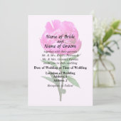 Invitation Pierre rose foncé (Debout devant)