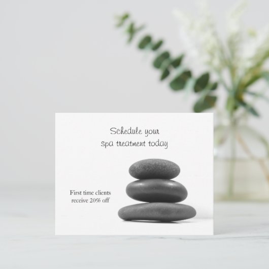 Invitation Pierres de massage (Debout devant)