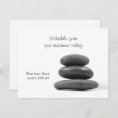 Invitation Pierres de massage (Devant / Derrière)