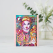 Invitation PIERROT AVEC CAT / Mardi Gras Masquerade Party (Debout devant)