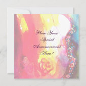 Invitation PIERROT AVEC CAT / Mardi Gras Masquerade Party (Dos)