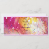 Invitation PIERROT AVEC CHAT / Mardi Gras Fête de Mascarade (Dos)