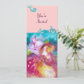 Invitation PIERROT ET ARLECCHINA Carnaval de Venise, (Debout devant)