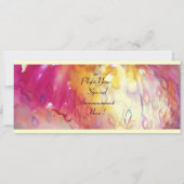 Invitation PIERROT ET ARLECCHINA Carnaval de Venise, (Dos)