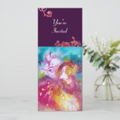 Invitation PIERROT ET ARLECCHINA Carnaval de Venise, (Debout devant)