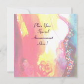 Invitation PIERROT ET ARLECCHINA Carnaval de Venise, (Dos)