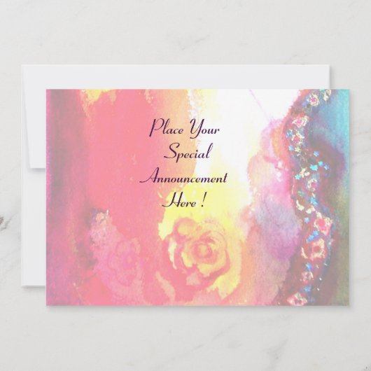 Invitation PIERROT ET ARLECCHINA Soirée Masquée du Mardi Gras (Dos)