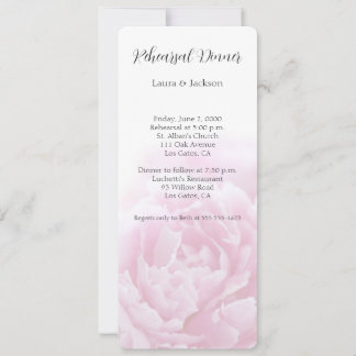 Invitation Pies roses