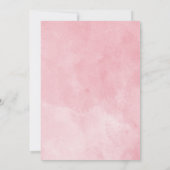 Invitation Pies roses et Fête des mariées de parfum (Dos)