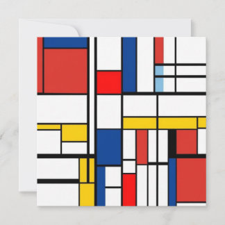 Invitation Piet Mondrian