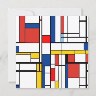 Invitation Piet Mondrian