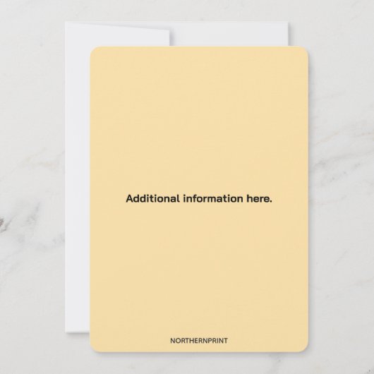 Invitation Pieuvre de l'océan modifiable (Dos)