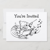 Invitation Pig Maestro, vous êtes Invited Card (Devant)