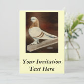 Invitation Pigeon à face courte de Berliner (Debout devant)