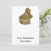 Invitation Pigeon Almond (Debout devant)