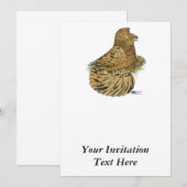 Invitation Pigeon Almond (Devant / Derrière)