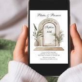 Invitation Pilates and Prosecco Wellness Themed Birthday