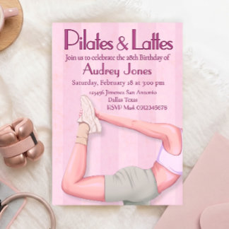 Invitation Pilates et Latte